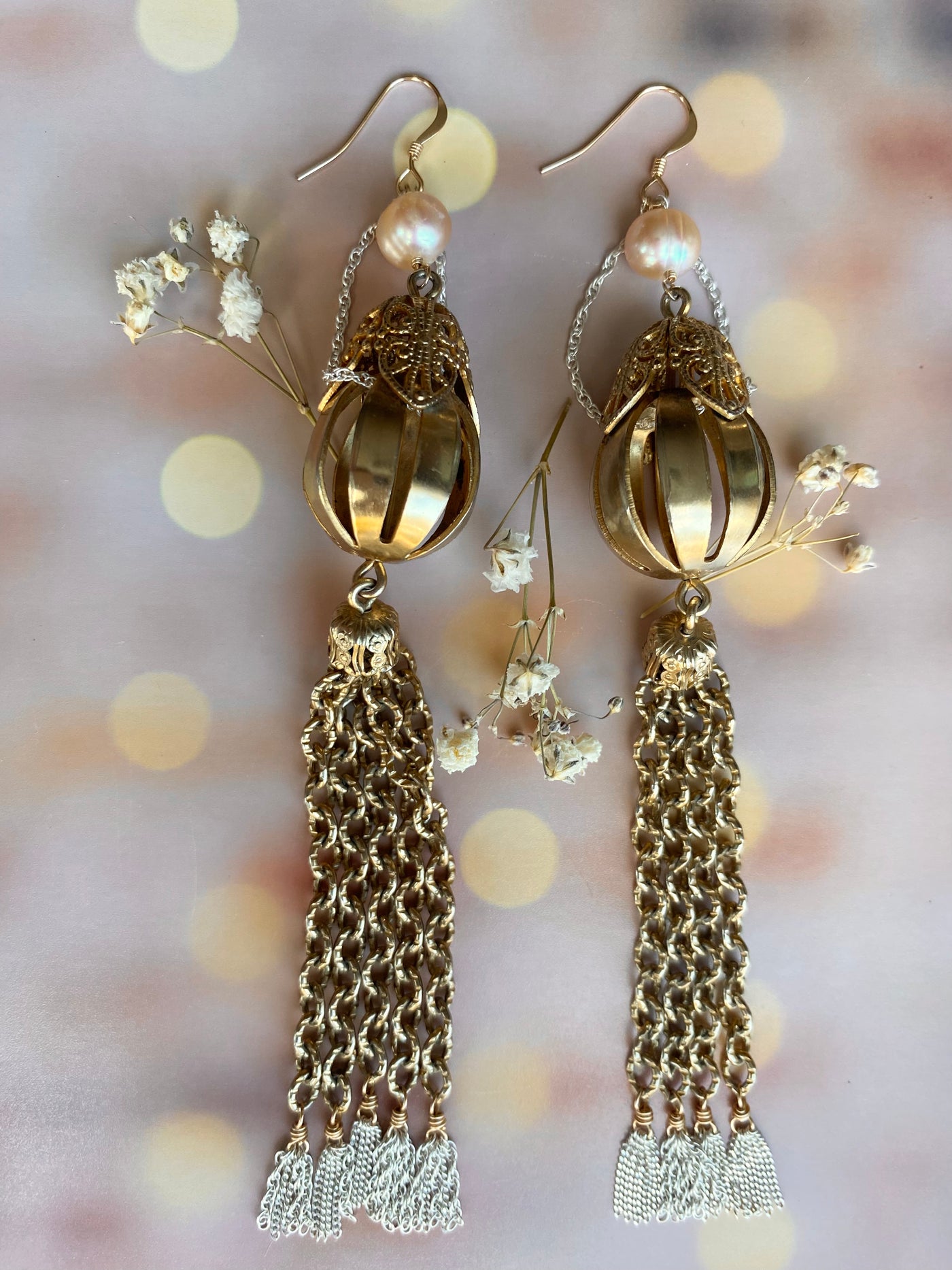 The Perfect Gold Hot Air Balloon Earrings