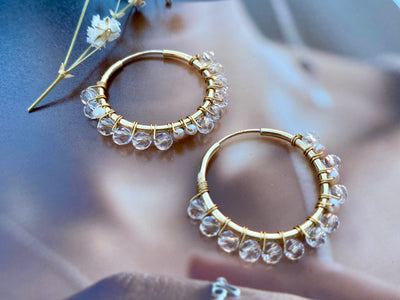 Crystal Kiss Hoops