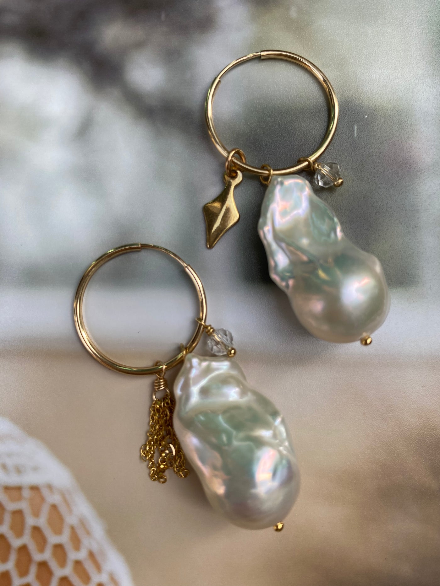 The Ocean Muse Hoop Earrings