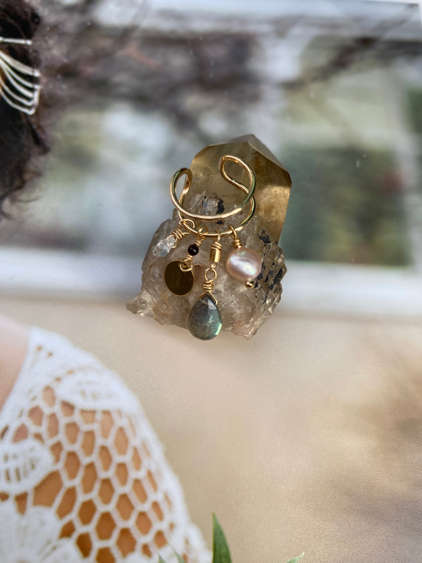 The Moonlit Charm Ear Cuff