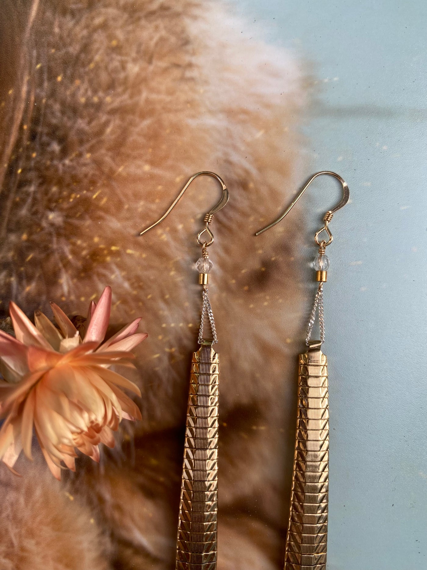 The Golden Horizon Drop Earrings