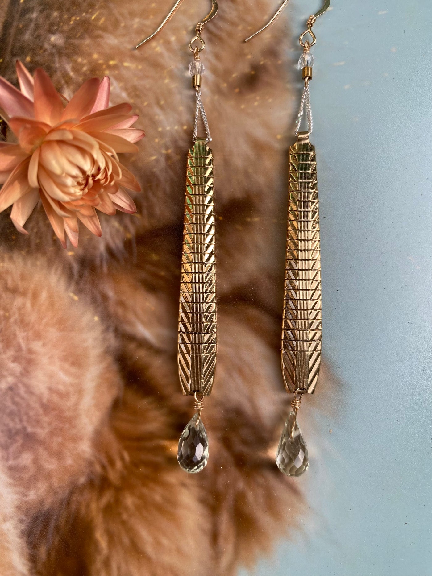 The Golden Horizon Drop Earrings