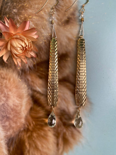 The Golden Horizon Drop Earrings