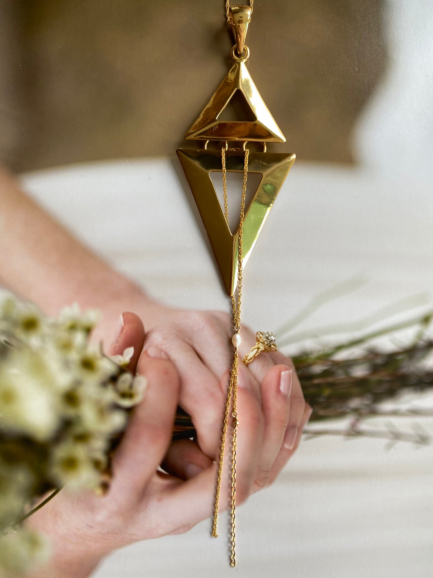 Golden Alignment Necklace