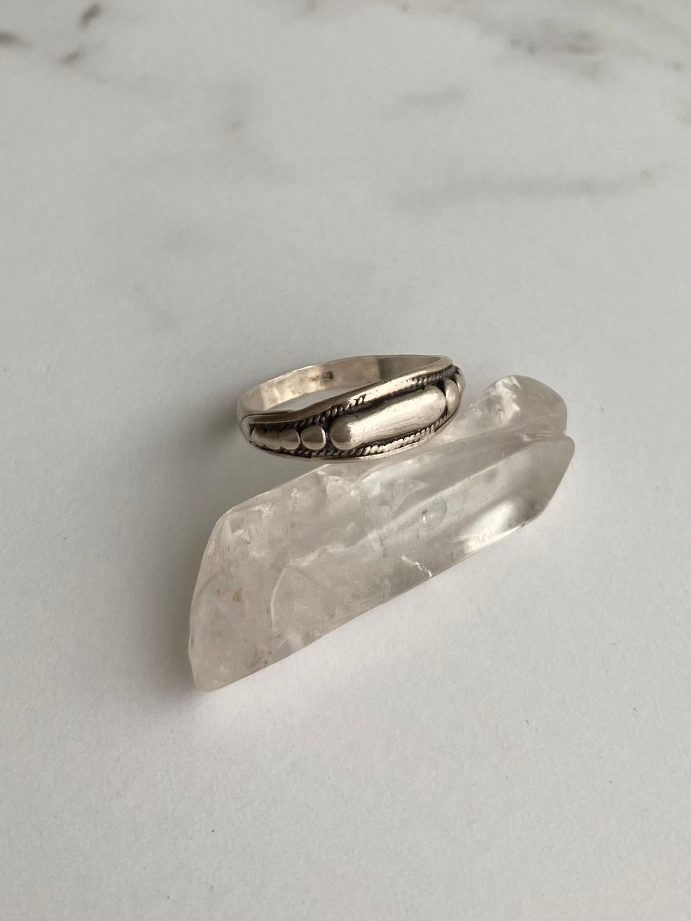 The Riverstone Vintage Silver Band