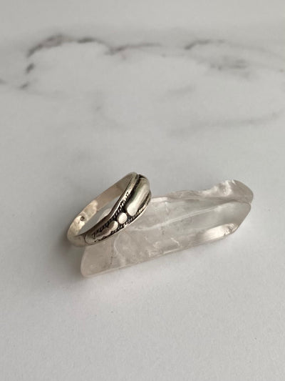 The Riverstone Vintage Silver Band