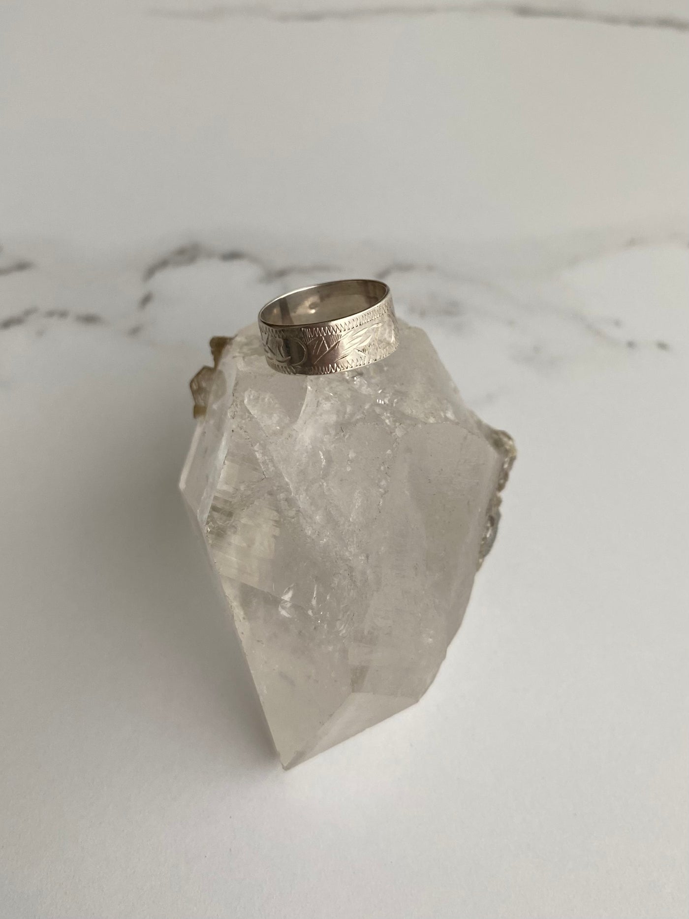 Vintage Silver Solstice Band