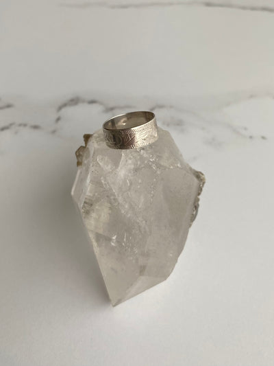 Vintage Silver Solstice Band