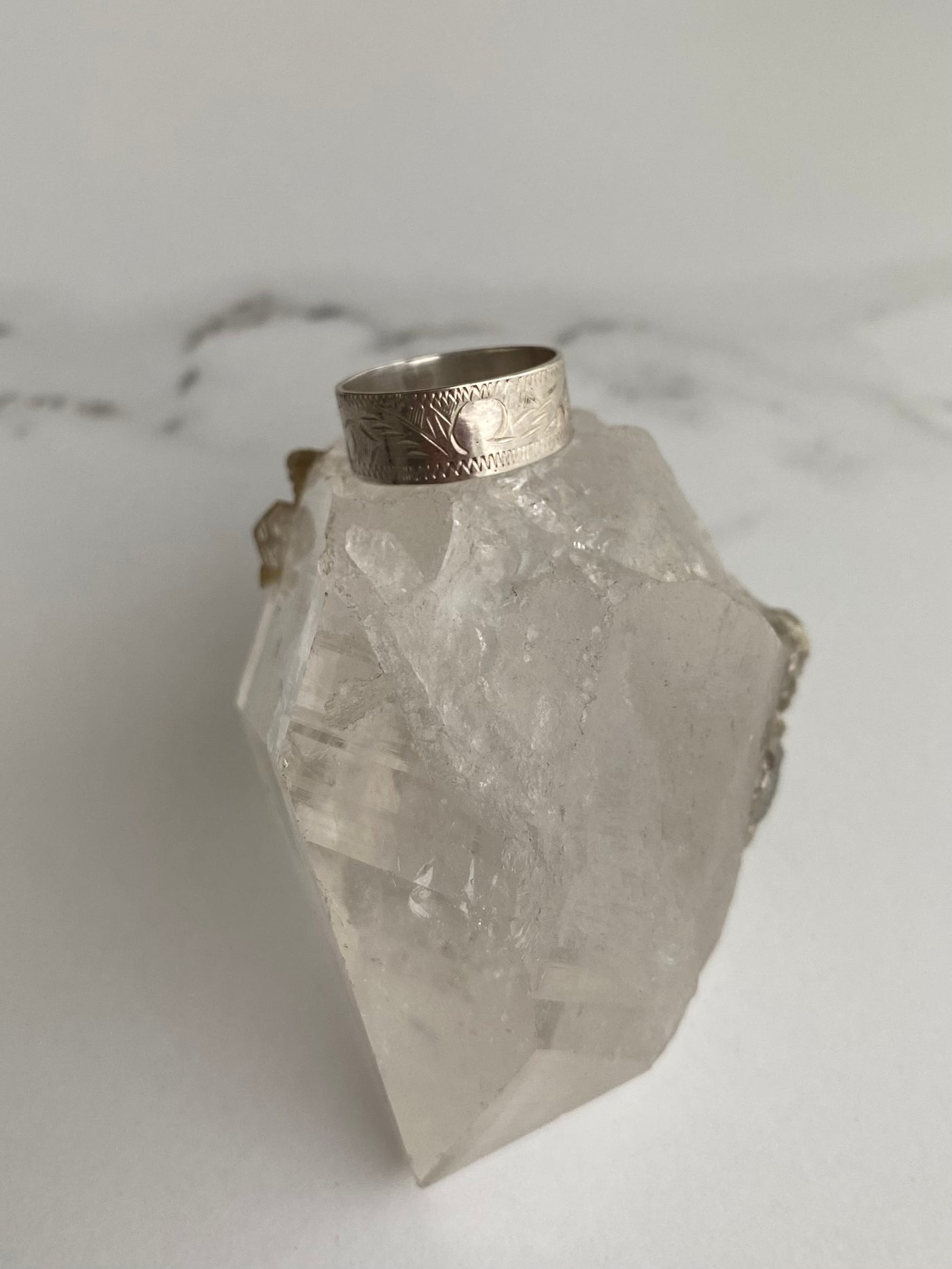 Vintage Silver Solstice Band