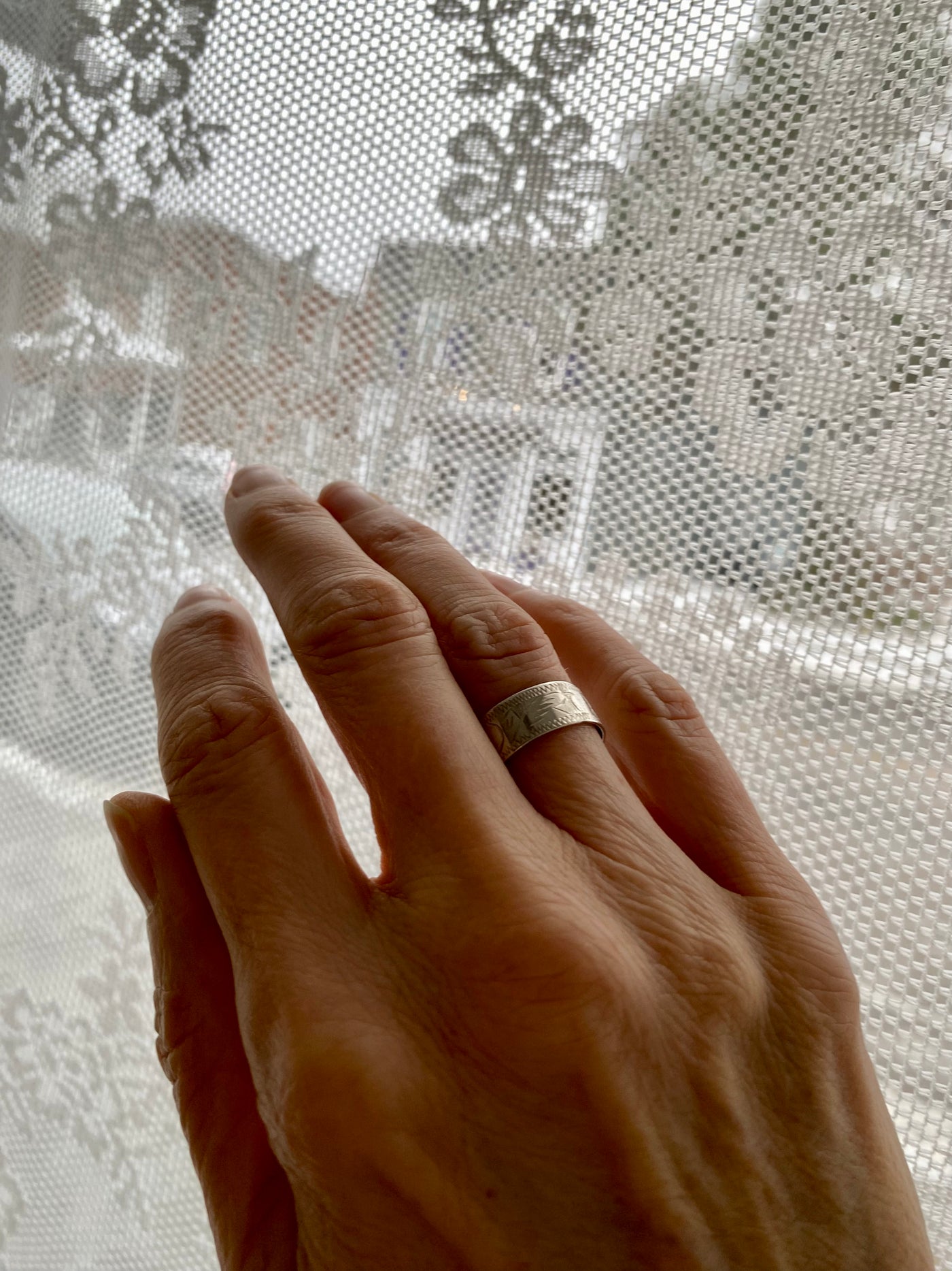 Vintage Silver Solstice Band