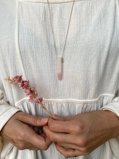 Rose Quartz Necklace