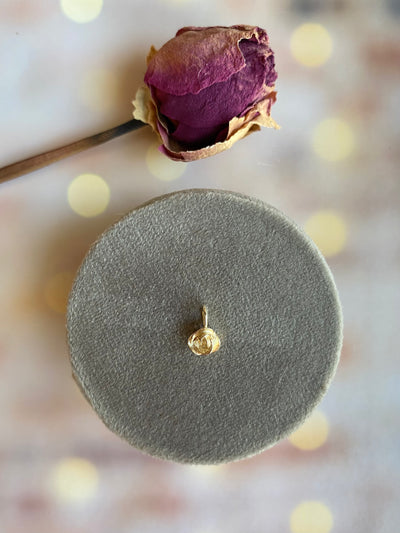 Large Kissed By A Rose Charm