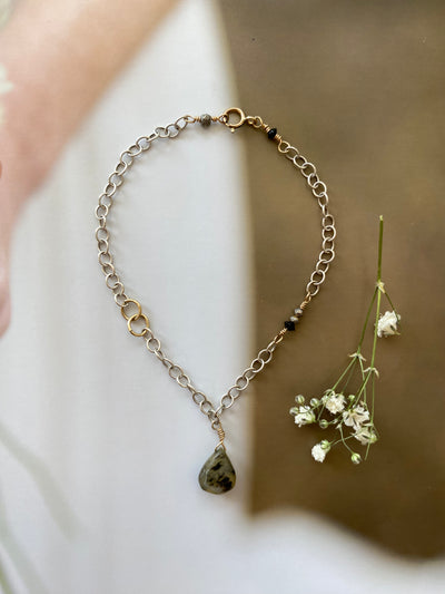 Labradorite Teardrop Bracelet