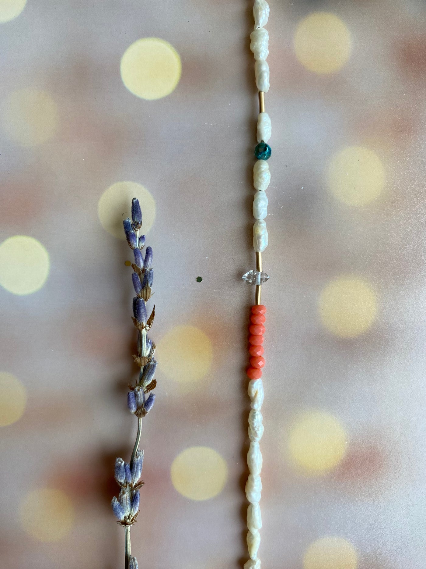 Coral & Pearl Anklet
