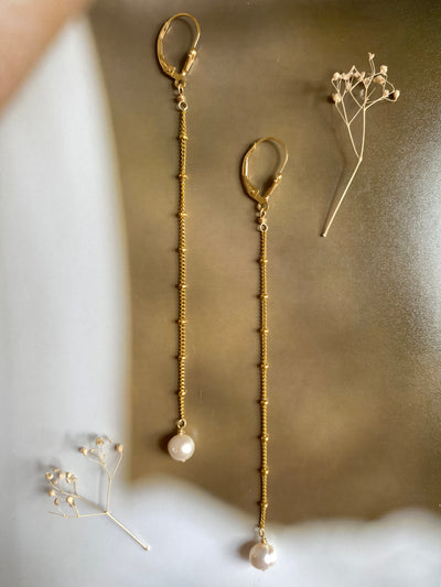 Pearl Dangle Earrings