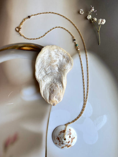 Swirl Shell Necklace