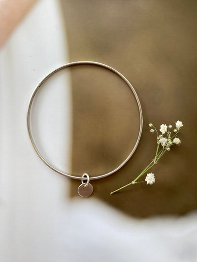 Sterling Silver Disc Bracelet
