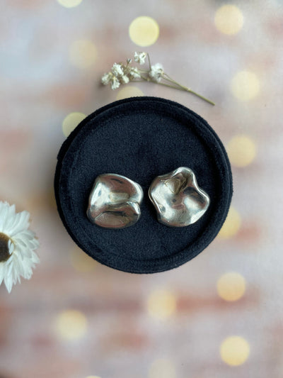 Bent Sterling Silver Studs