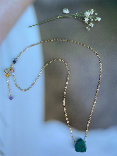 Gold & Turquoise Necklace