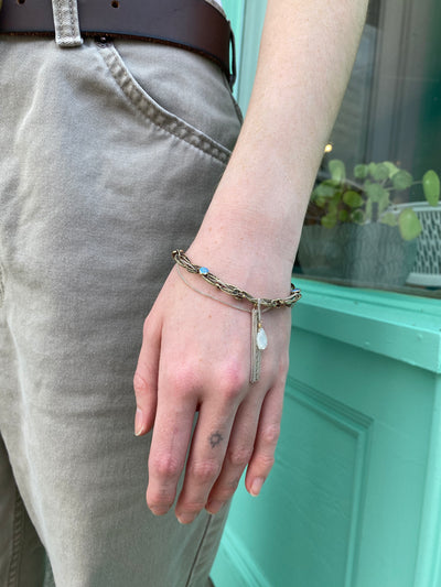 Vintage Brass Flower Bracelet