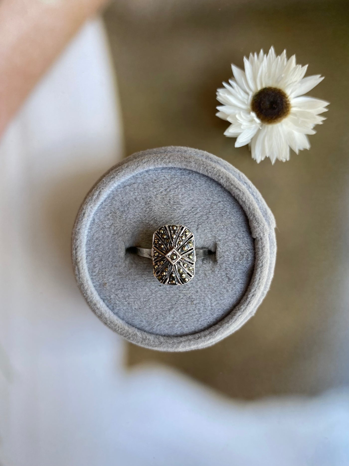Vintage Marcasite Ring