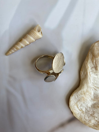 Vintage Silver Bubble Ring