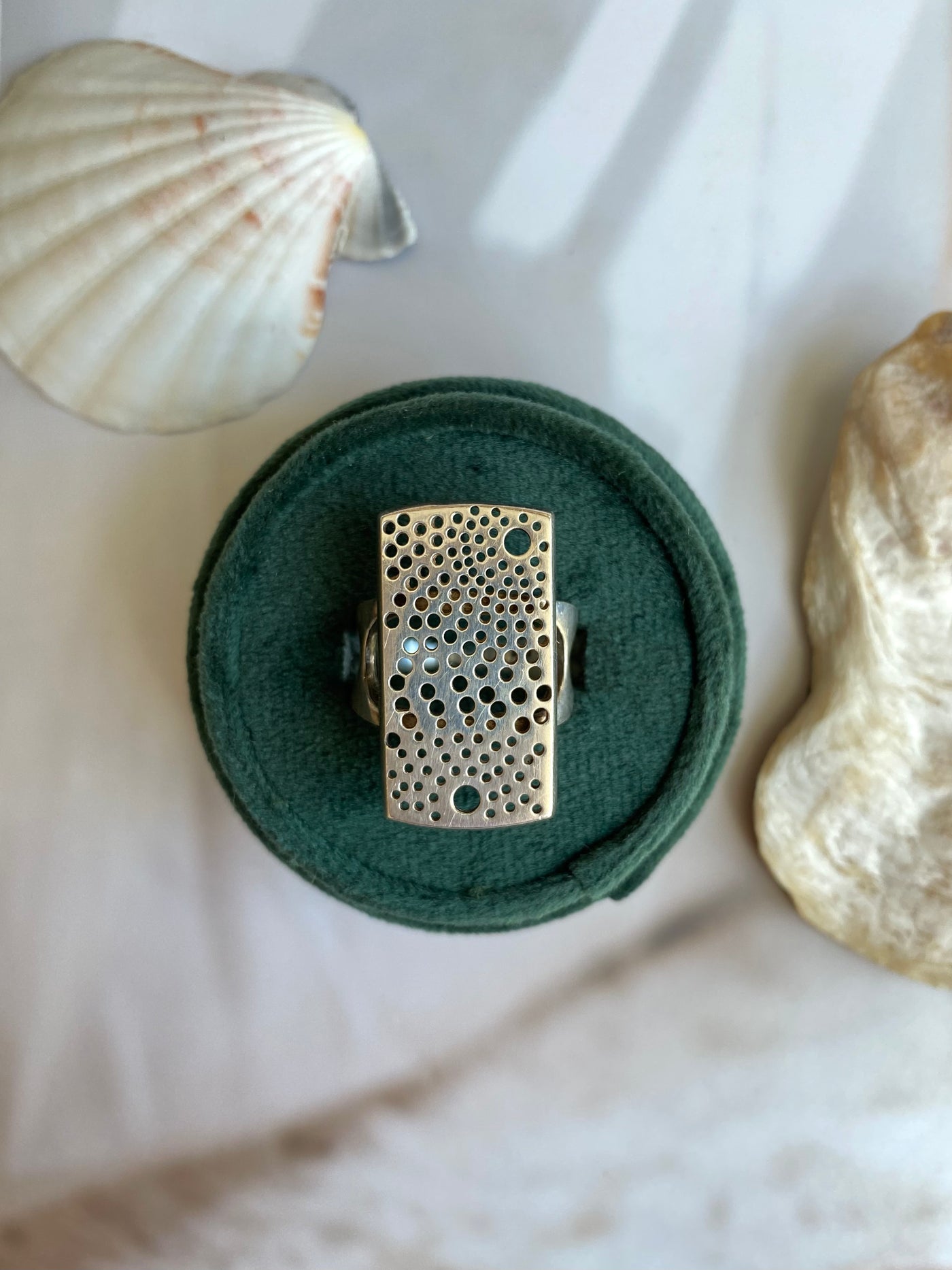 Vintage Silver Burst Ring
