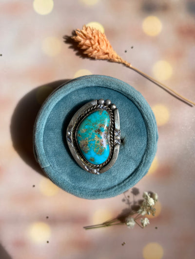 Vintage Navajo Turquoise Ring