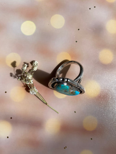 Vintage Navajo Turquoise Ring