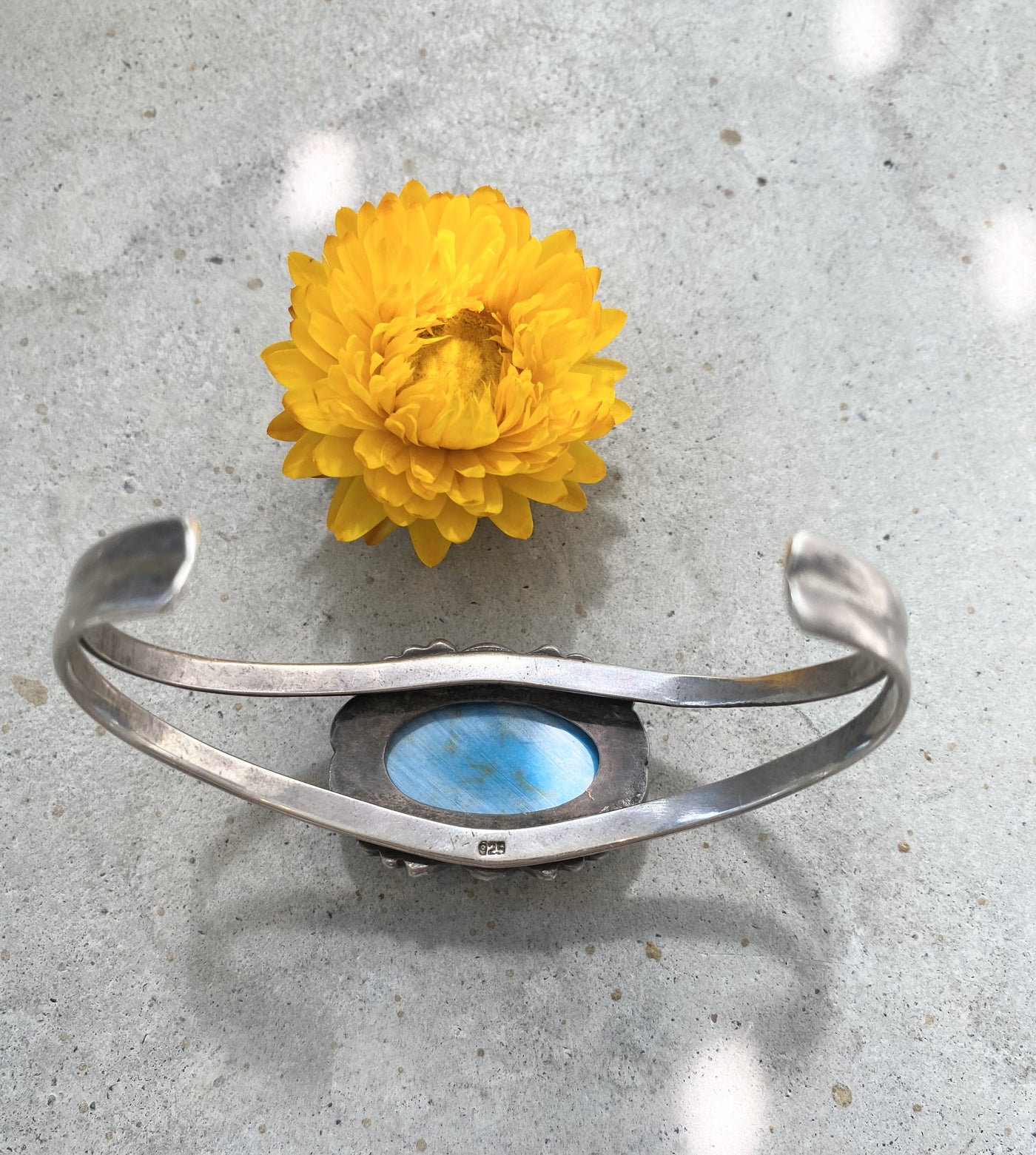 Silver Turquoise Cuff
