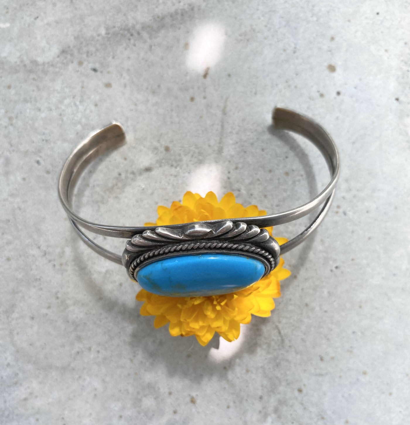 Silver Turquoise Cuff