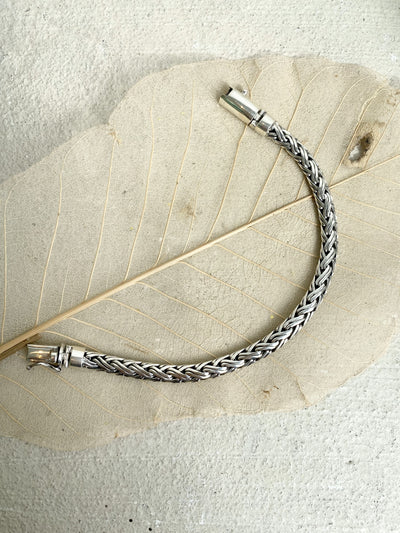 Sterling Silver Braided Bracelet