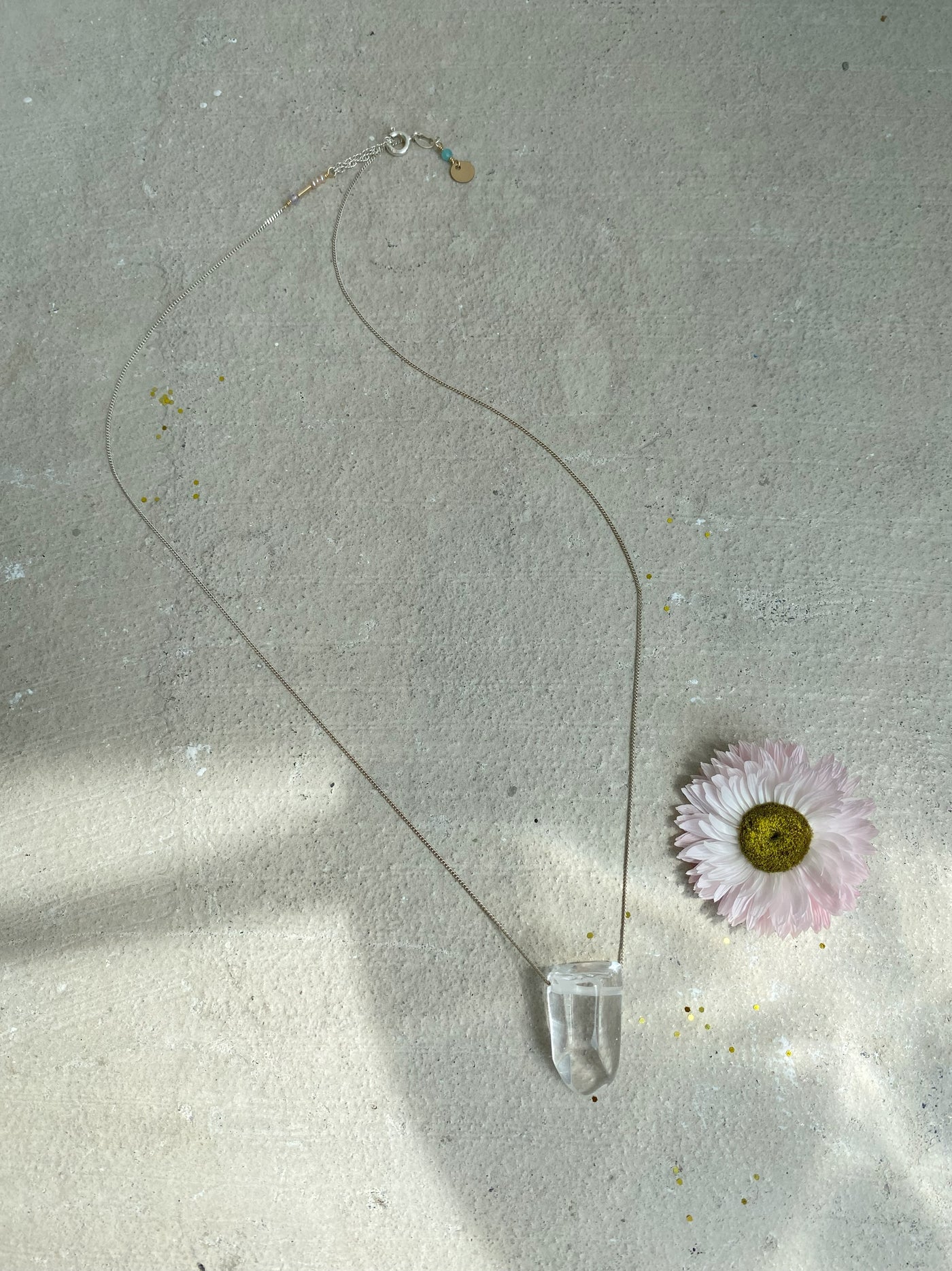 One of A Kind Quartz Pendant Necklace