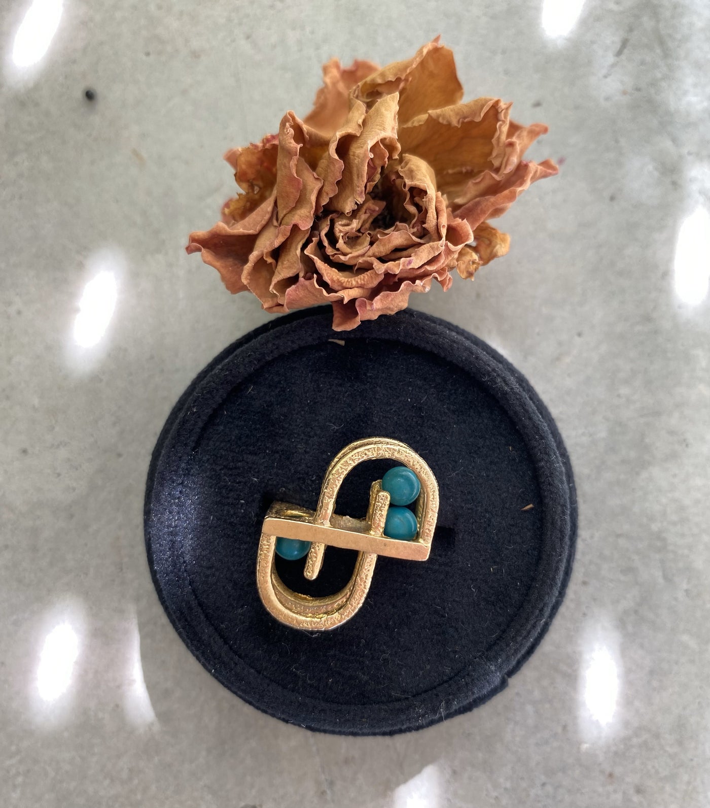 Fun Vintage Turquoise Ring