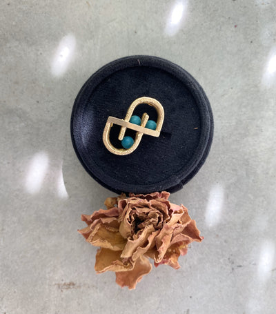 Fun Vintage Turquoise Ring