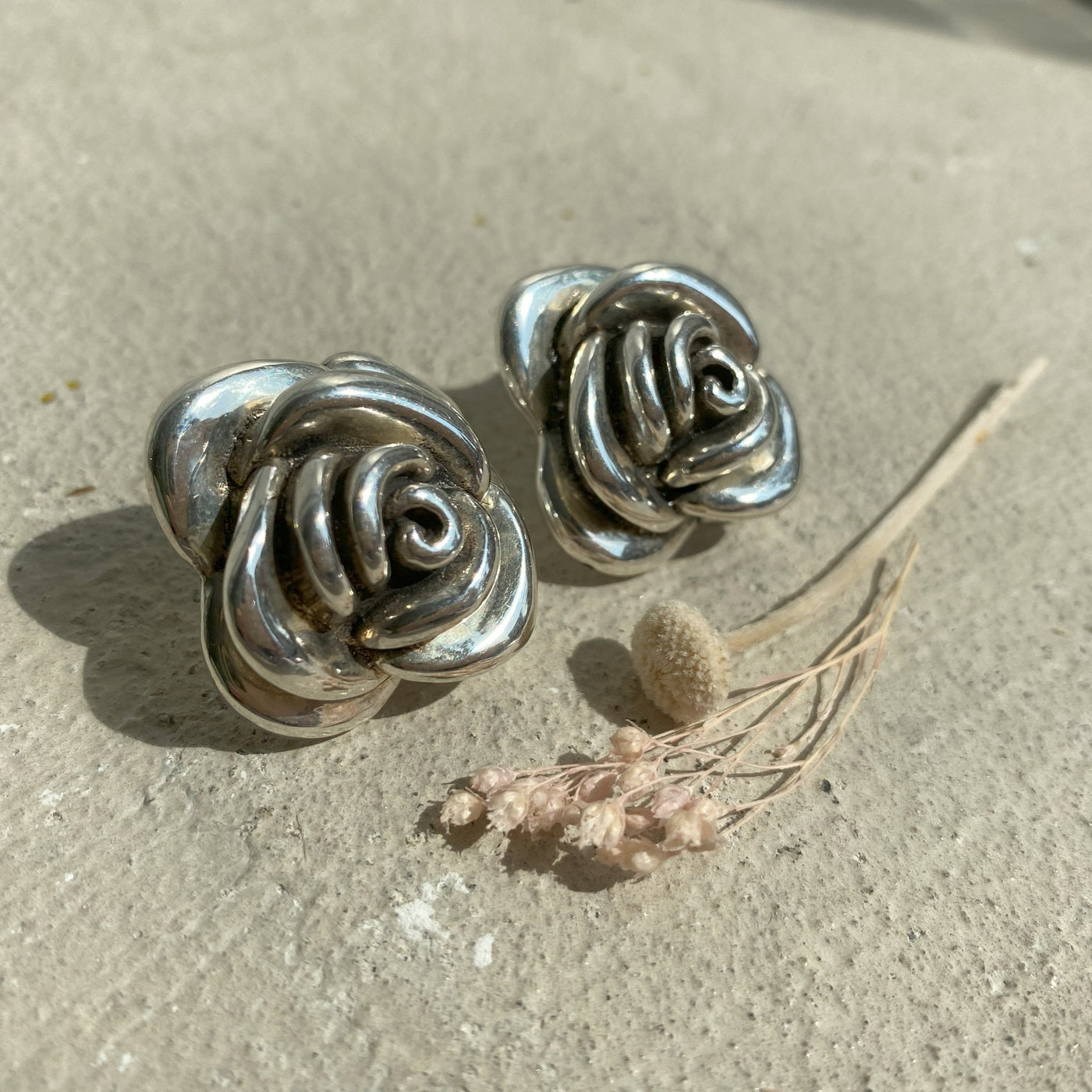Vintage Rose Earrings