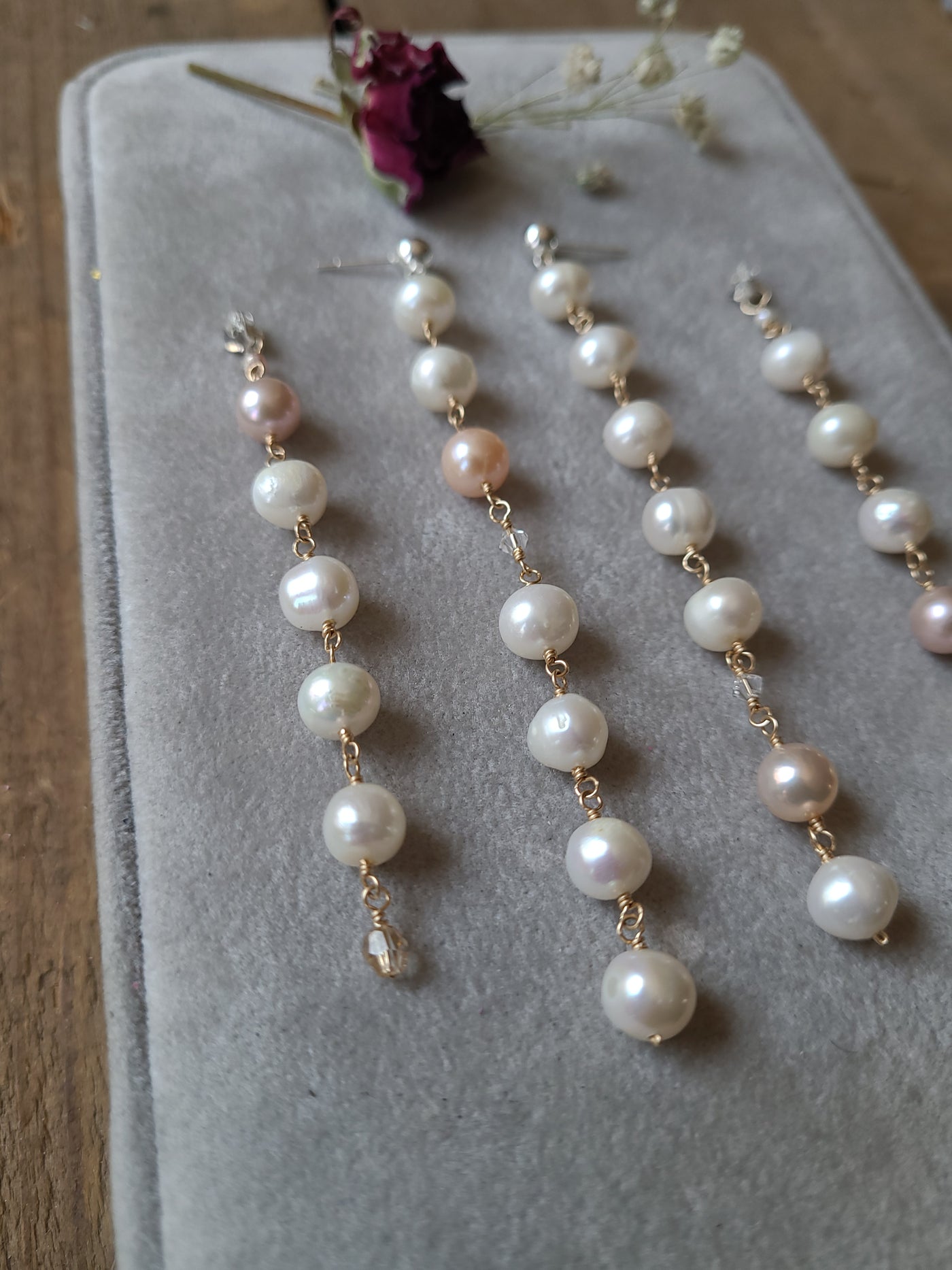 Pearl Wonder Jacket Earrings