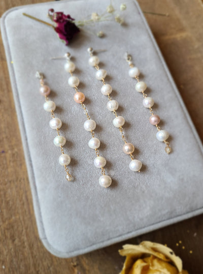 Pearl Wonder Jacket Earrings