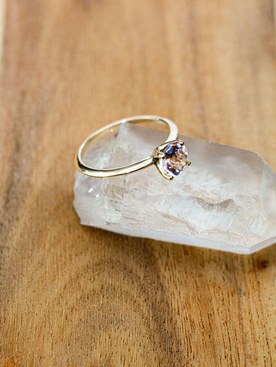 Classic Solitaire Morganite Ring