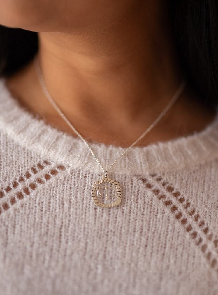 Libra Zodiac Necklace