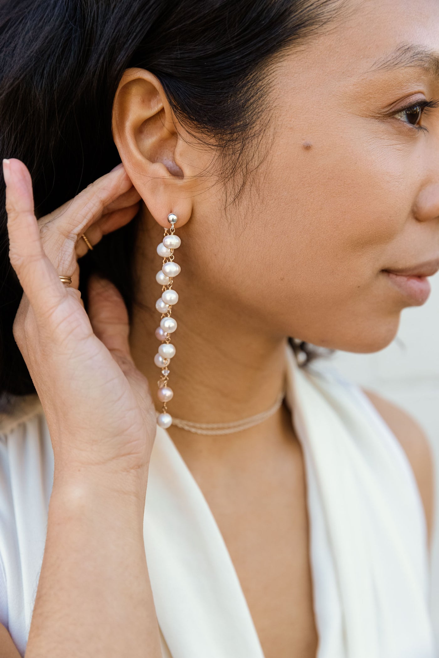 Pearl Wonder Jacket Earrings