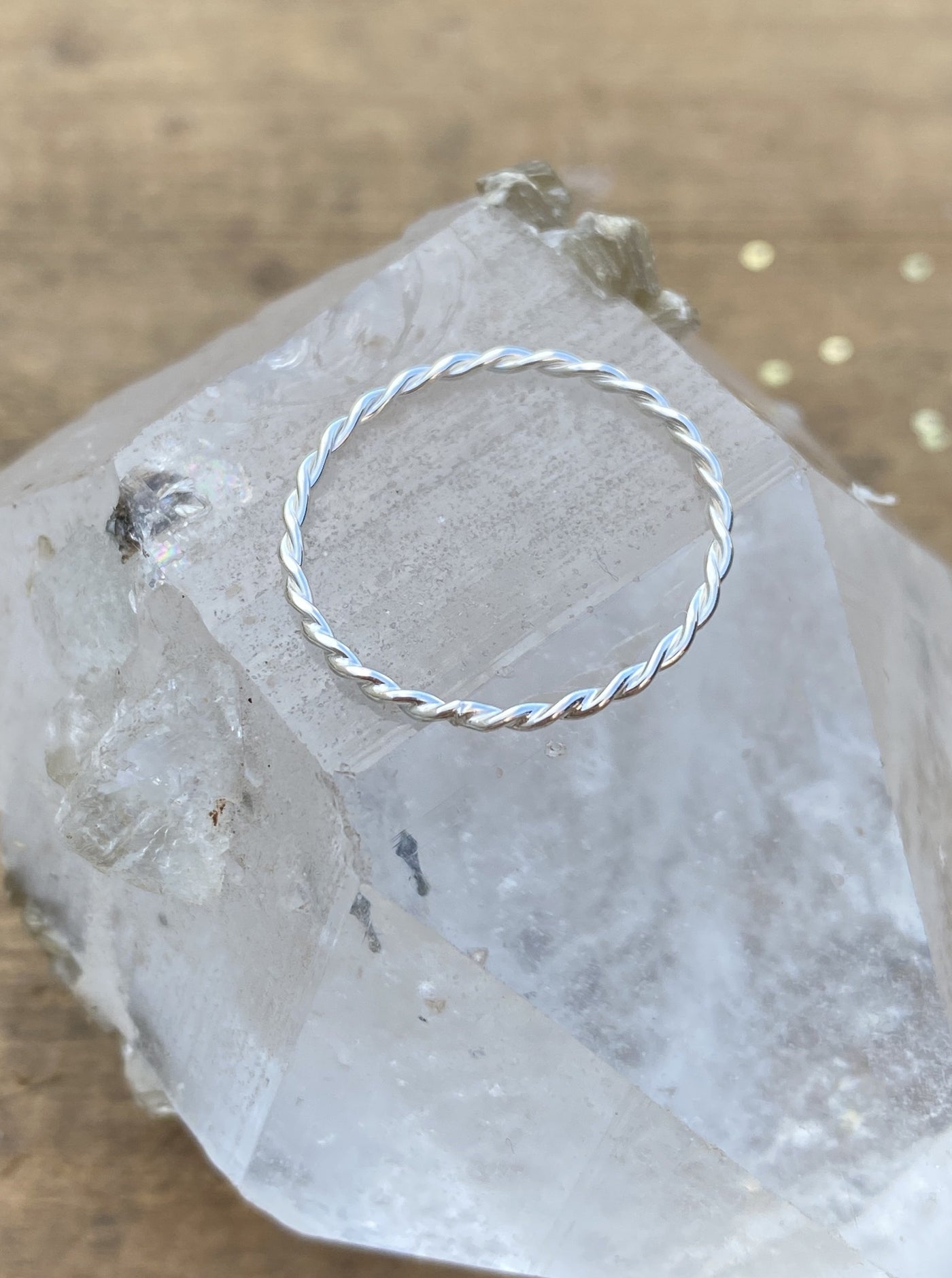Sterling Silver Rope Stacking Ring