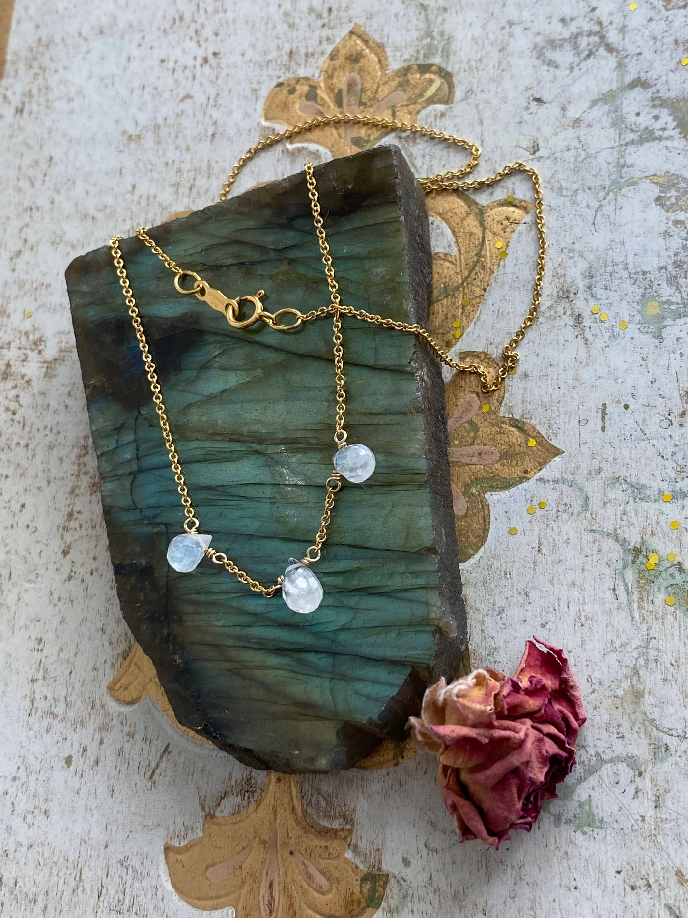 Over The Moonstone Necklace