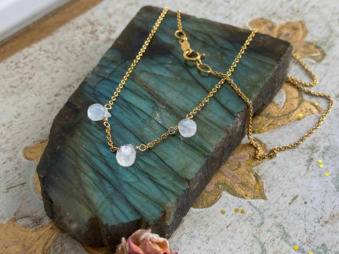 Over The Moonstone Necklace