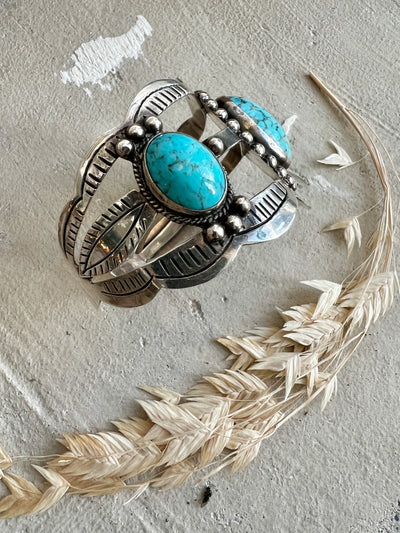 Vintage Turquoise Cuff