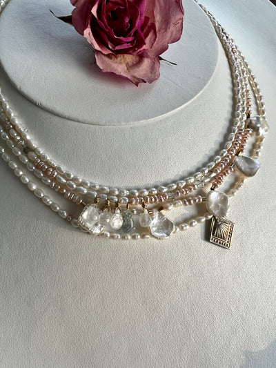 One of a Kind Layered Pearl Necklace