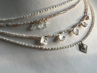 One of a Kind Layered Pearl Necklace
