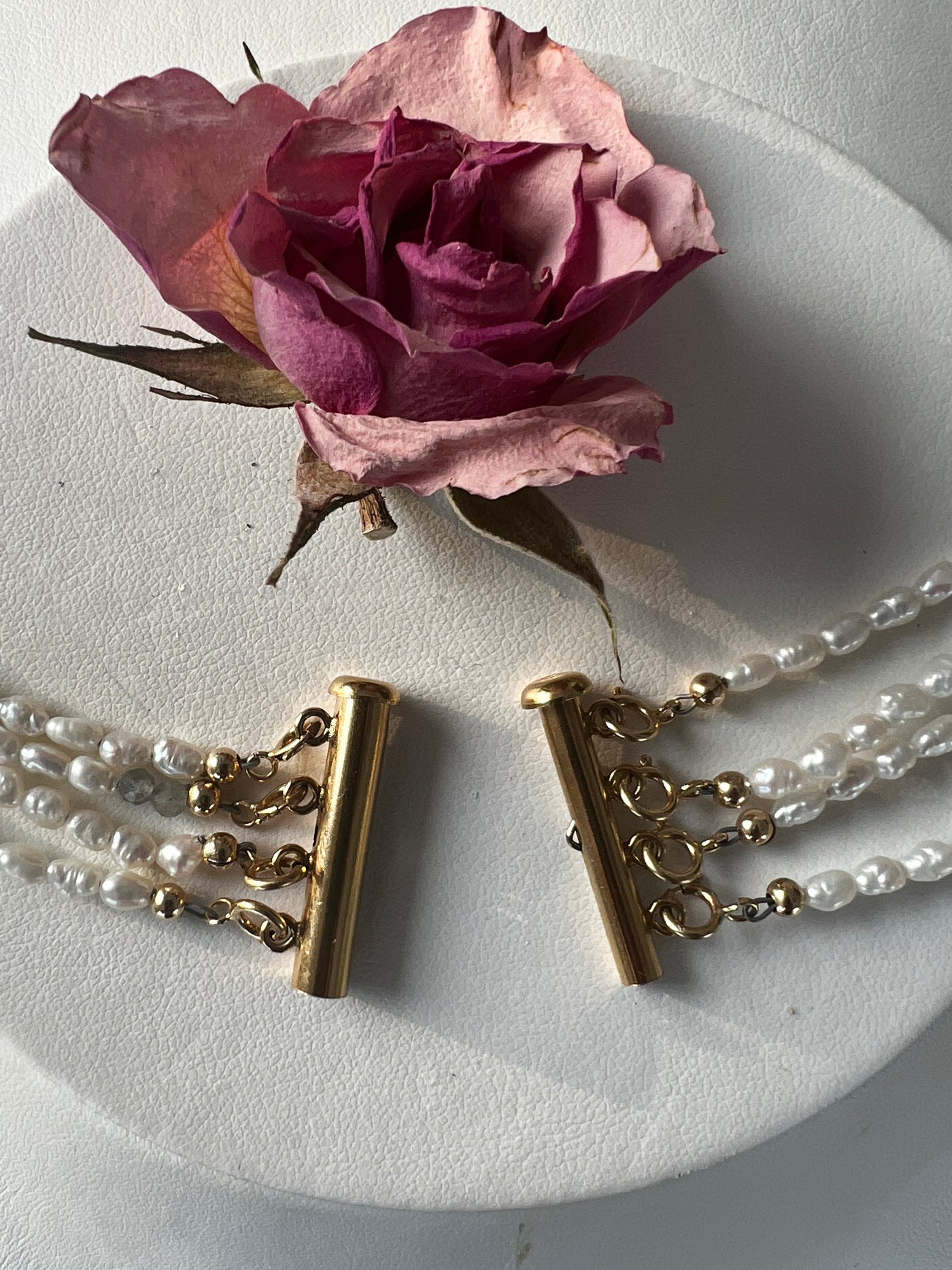 One of a Kind Layered Pearl Necklace