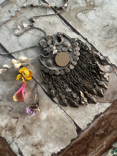 Vintage Afghani Statement Necklace