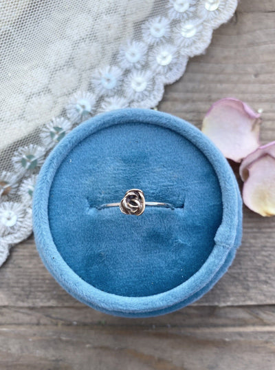 Large Kissed by a Rose Ring in 10K Yellow Gold
